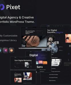 Pixet – Creative Portfolio & Digital Agency WordPress Theme