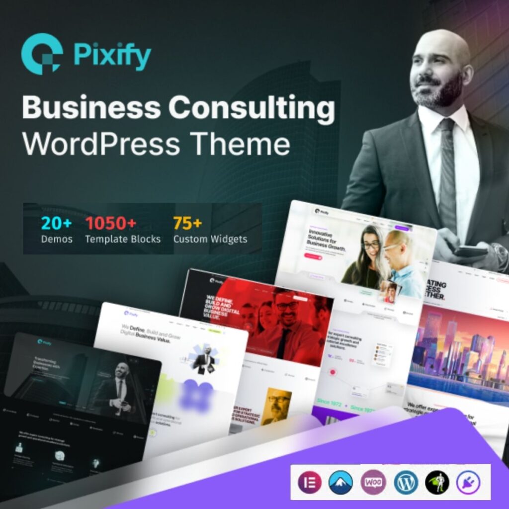 Pixify – Business Consulting WordPress Theme