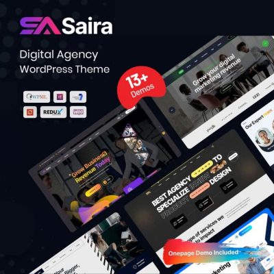 Saira β Digital Agency WordPress Theme