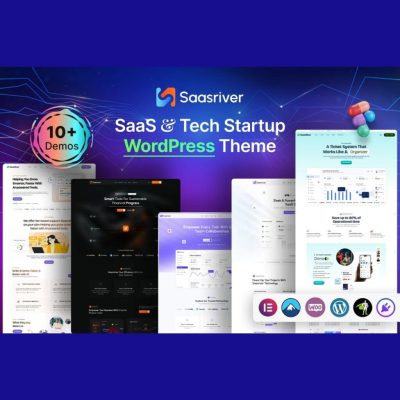 SassRiver β SaaS & Tech Startup WordPress Theme