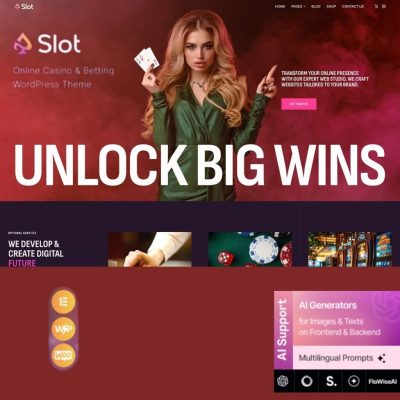 Slot β Online Casino & Betting WordPress Theme