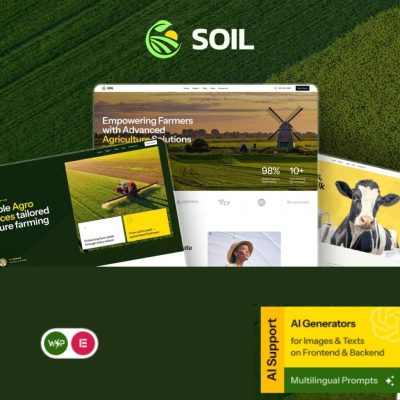 Soil β Organic Farm Agriculture WordPress Theme