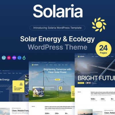 Solaria β Solar Energy & Ecology WordPress Theme