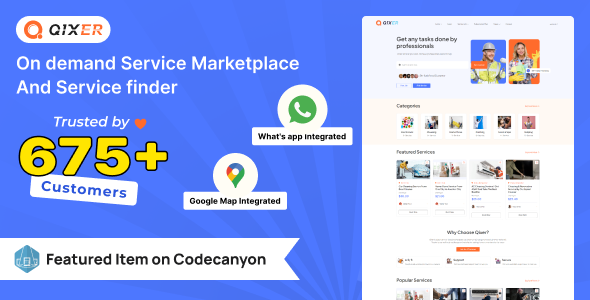 Universal Addon Bundle for Qixer β Handyman Service Marketplace and Home Service Finder